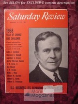 Saturday Review January 18 1958 Devereux C. Josephs Richard Aldington A A Berle - £6.88 GBP