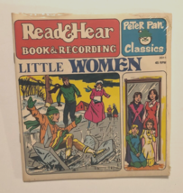 LITTLE WOMEN  2011 Peter Pan 07108300198 Read &amp; Hear Book Recording 45 R... - $17.66