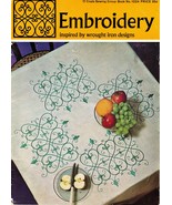 1966 Embroidery Inspired By Wrought Iron Designs Iron On Transfer Patter... - $263.16 MXN