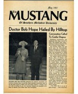 Mustang Magazine of Southern Methodist University 1967 Bob Hope Dallas T... - £78.14 GBP