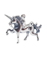 Unicorn Charm 925 Sterling Silver Mythical Luck Charm 3D Solid 925 Jewel... - £18.77 GBP