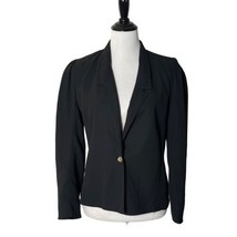 Lizzy &amp; Johnny Women&#39;s Vintage Blazer One Button Suit Jacket Pleated Size 12 - £13.95 GBP