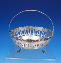 Floral by Theodore Starr Sterling Silver Candy Dish w/Swing Handle #888 ... - £149.10 GBP