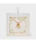 14K Gold Dipped Bow Mother of Pearl Heart Locket Pendant Necklace Gold - $226.63 MXN