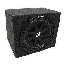 Universal Car Stereo Rearfire Sealed Single 10 Kicker Comp C10 Sub Box 4... - £152.79 GBP