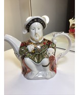 James Sadler King Henry viii Glass Teapot - $1,253.90 MXN