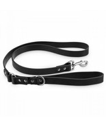 Bond &amp; Co. Size 5ft Black Leather Leash leather Offers A Lifetime Of Dur... - $32.66