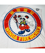 Winda Fireworks Flag Panda Logo Pyro Advertising 11 Feet Long 28 Inches ... - £28.16 GBP