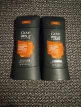 2 Pk Dove Men Care Energizing Turmeric Fresh Mandarin  Antiperspirant 2.... - £14.32 GBP