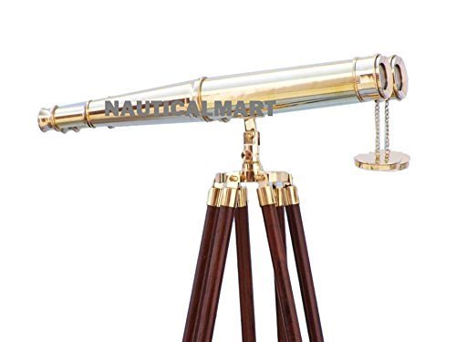 NauticalMart Floor Standing Admiral's Solid Brass Binoculars 62