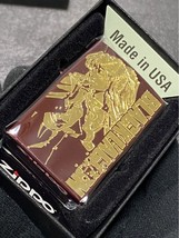 Black Lagoon Balalaika Gold Red Lighter Double Sided Japan Zippo Oil Lighter MIB - £69.32 GBP