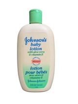 Johnson&#39;s Baby Lotion Aloe and Vitamin Moisturizer 15 oz. No Seal 75-80% Full - £13.42 GBP