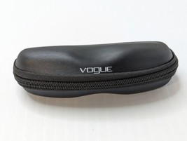 Genuine Vogue Eyeglasses Sunglasses Sun Glasses Black Semi-Hard Zipper Case  - £10.90 GBP