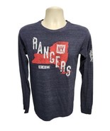 NHL CCM NY Rangers Adult Small Gray Long Sleeve TShirt - £15.68 GBP