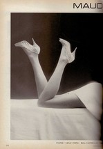 1986 Maud Frizon Dominique Issermann Sexy Legs High Vintage Fashion Prin... - $8.76