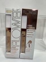 (2) Light L3-4 Flower Light Illusion Full Coverage Concealer Crease Prof... - $6.99