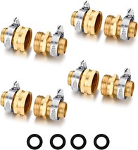 Garden Hose Repair Connector With Clamps Hose End Repair, 3/4&quot;Barb-4 Set - $19.59