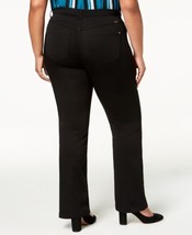 allbrand365 designer Womens Plus Size And Petite Bootcut Jeans, 16WP, Deep Black - £70.83 GBP
