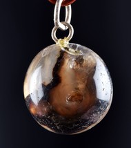 Mysterious  sulemani stone pendant  yin yang pendant shaman protection#6176 - £22.41 GBP