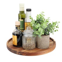 MegaChef 12 Inch Acacia Wood Lazy Susan Tray - $69.31