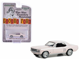 1967 Ford Mustang Diecast Model Bermuda Sand Greenlight - $21.64