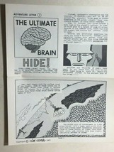 THE ULTIMATE BRAIN #1 (only 100 printed) 1968 Jim Jones comic fanzine FINE+ - £39.21 GBP