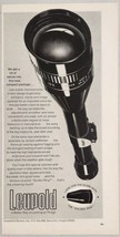1972 Print Ad Leupold Rifle Scopes with Golden Ring Made in Beaverton,Or... - £12.01 GBP