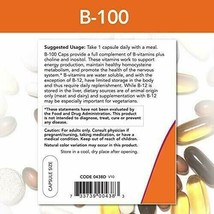 NOW Supplements, Vitamin B-100, Energy Production*, Nervous System Health*, 2... - £35.71 GBP
