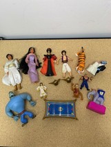 Disney Lot Aladdin Jasmin Abu Jafar Genie PVC Figure 1992 Mattel - $32.95