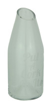 Clear Glass Bottle Carafe Decorative Wine Cork Holder - £12.19 GBP