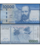 Chile. Banknote 10000 pesos. 2011. Unc. Paper. Cat# P.164b - $69.47