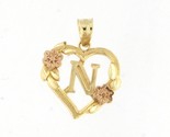 &quot;n&quot; Women&#39;s Charm 10kt Yellow and Rose Gold 362673 - £39.40 GBP