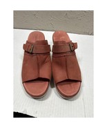 Merrell Womens Leather Slide Open Toe Clogs Sandals Heels Size 8 - $77.03 CAD