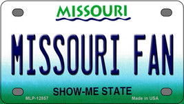 Missouri Fan Novelty Mini Metal License Plate Tag - £11.95 GBP