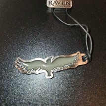 Raven Golf Club Metal GOLF BAG Tag , great mirror hanger too  - $8.71