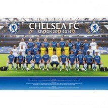 Chelsea FC 2013-2014 Team Squad Poster English Premier League new Blues Soccer - £7.11 GBP