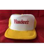 VTG Hardee’s Fast Food Employees Hat Mesh Snapback Trucker Yellow - $68.37 CAD