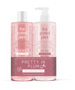 The Potted Plant Body Wash and Lotion Duo - Plums &amp; Cream, 16.9 Oz. - £23.98 GBP