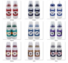 NFL 2-Pack 9 oz Baby Bottle Set by Baby Fanatic -Select- Team Below - $12.99+