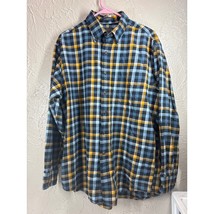 Pendleton Canterbury Blue Checkered Flannel Merino Wool Mix Pima Cotton ... - $372.25 MXN