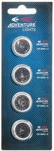 Adventure Lights Replacement Battery 4 Pack For Guardian, Tag-It &amp; Tride... - $17.85