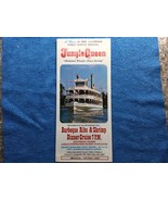 Jungle Queen Miami River Sightseeing Cruise Vintage Brochure - $26.82 CAD