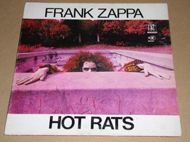 Frank Zappa Hot Rats Record Album Gatefold Cover Vintage Bizarre 6356 VG to VG+ - £70.35 GBP