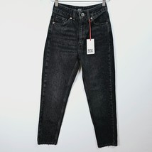 Urban Outfitters BDG Washed Black High Waist Mom Jeans Size W24 L30 NEW - $22.47
