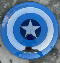 Medievale Avengers Scudo Captain America Blu Finitura Misura 61cm Metallo Shield - £97.24 GBP