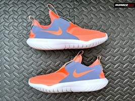 Nike Flexrunner Coral Size 7Y Grey Peach Rose AT4662-604 Running Shoes Sneakers - £39.56 GBP