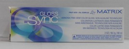 Matrix GLOSS SYNC Ammonia-Free Non Alkaline Demi Hair Color Gloss ~U Pic... - £5.41 GBP+