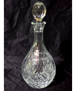 Vintage BLOCK CRYSTAL 12.625&quot; Hand Blown FORUM Decanter - Wine, Cognac, ... - $789.74 MXN