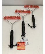 Lot of 3 Nylon Bristle Grill Brush 12 in Grill Cleaning Tool For Debris ... - $582.41 MXN