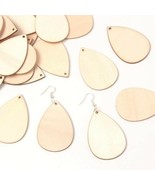 12 Pieces Earring Making Kit Wood Teardrops Earring Wires Jump Rings DIY... - $127.91 MXN